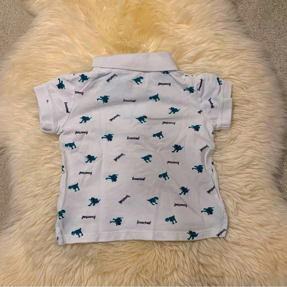 Toddler Polo Shirts 3T in White and Blue with Button Closure - Picture 11 of 11